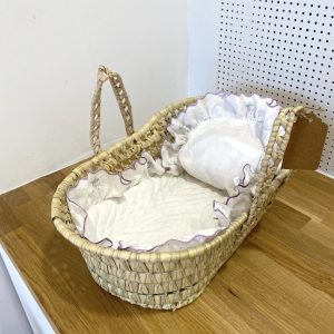 Couffin poupons en Raphia